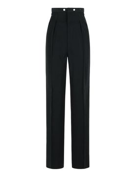Pantaloni di lana neri