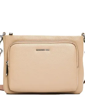 Borsa A Tracolla Mellow Leather Fzt05 Warm Taupe One Size - Mandarina Duck - FashionsVida