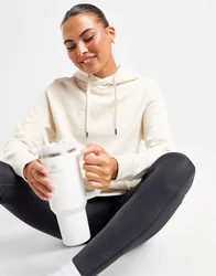 Womens Felpa con Cappuccio Logo - Crema, crema crema Donna taglia XS