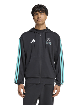 Mercedes Herren Kapuzenpullover - Schwarz - Größe XL - Baumwoll-Jersey Black XL