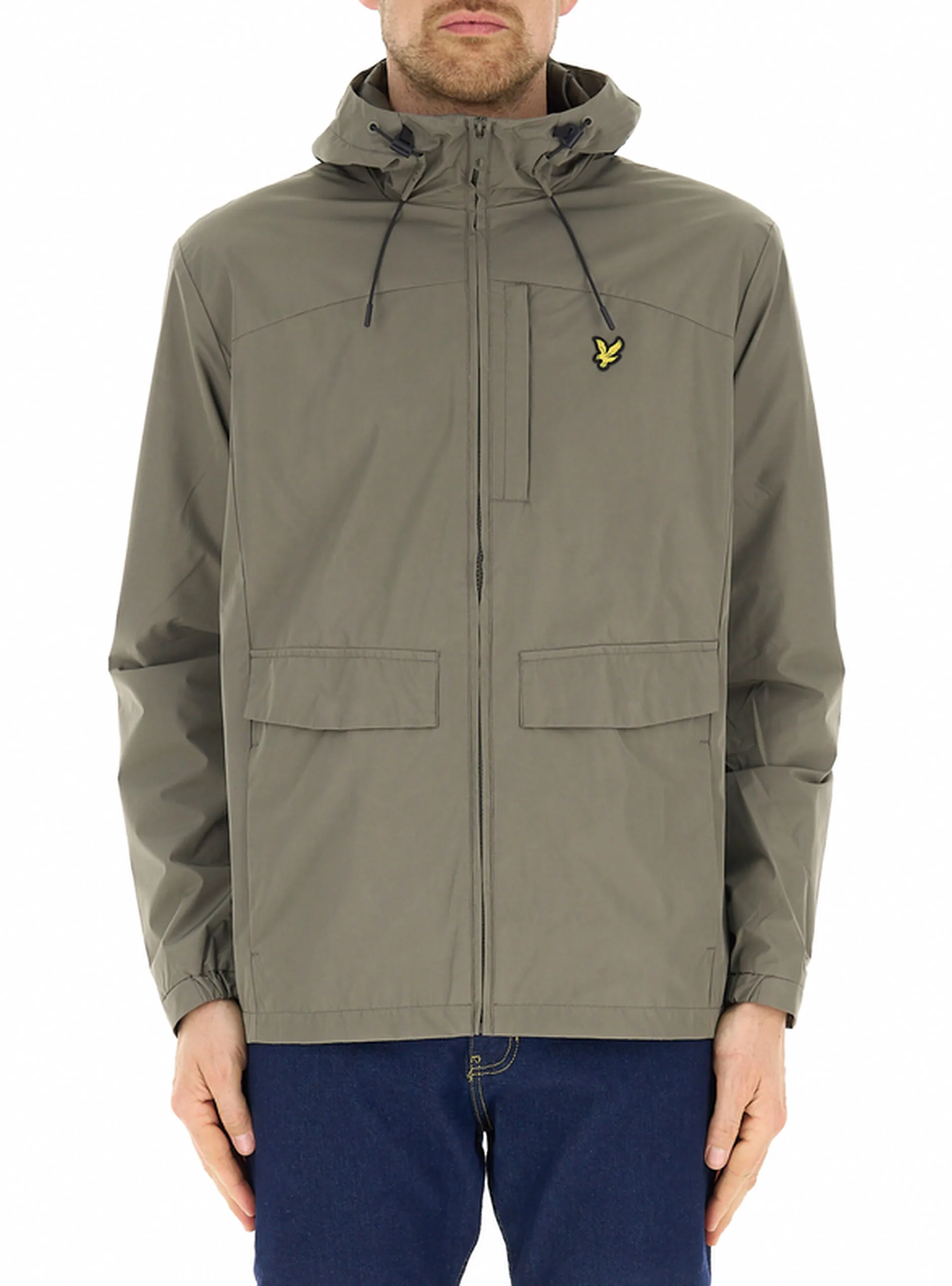 Giubbino con cappuccio VERDE MILITARE XXL - Lyle & Scott - FashionsVida