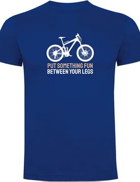 Maglietta A Maniche Corte Put Something Fun Royal Blue - Kruskis - FashionsVida