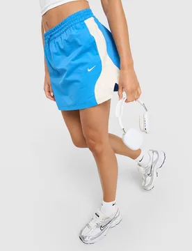 Womens Street Mini Skirt - Blu, blu blu Donna taglia L - Nike - FashionsVida