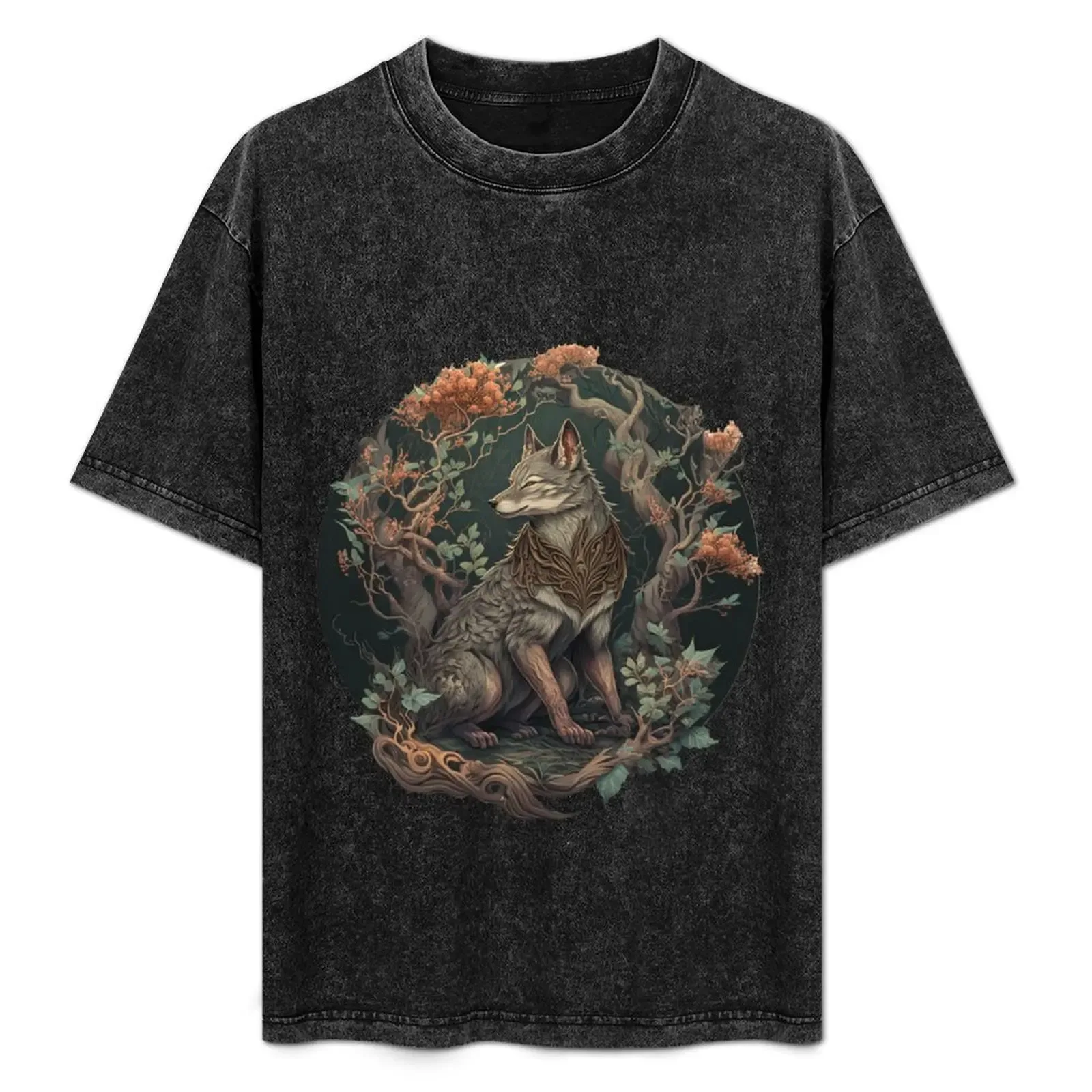 Mythological wolf T-Shirt Soft Basic Cotton Short Sleeve Tee - Aliexpress - FashionsVida