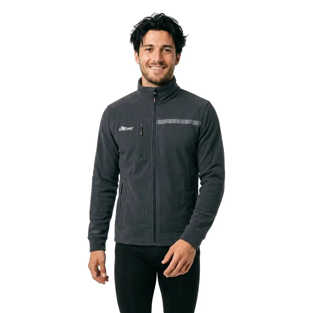 Sweat-shirt à Zip Venus Asphalt Grey 3XL - U-Power - FashionsVida