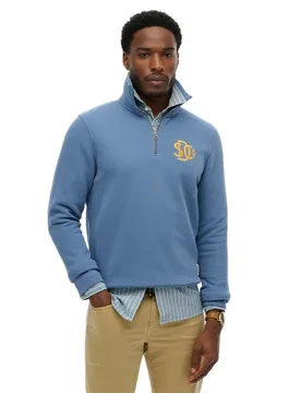 Pull à Demi-zip Neon Bay Blue S - Superdry - FashionsVida