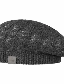 Savela Knit Beret by - dark grey - Damen - Size: One Size - Lierys - FashionsVida