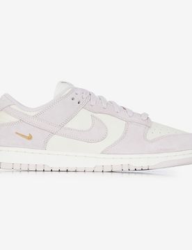 Dunk Low Suede Mini Swoosh blanc/rose 40,5