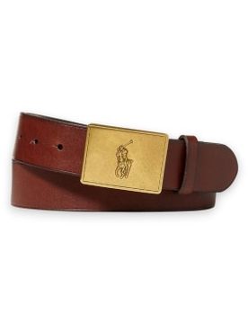 Para hombre. 405691693002 Cinturón de piel con hebilla de placa con caballo (32), Casual