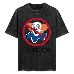 No Bozos Gift Halloween Day, Thanksgiving, Christmas Day T-Shirt Sporty Casual Quick Dry T-Shirt