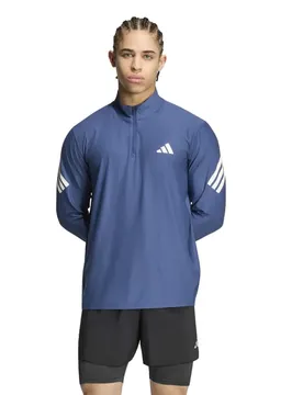 Felpa Con Mezza Zip Adi365 Iconic Tech Indigo / White S