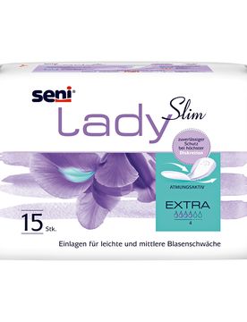 Frauen-Einlage "Extra", 15 Stück weiss