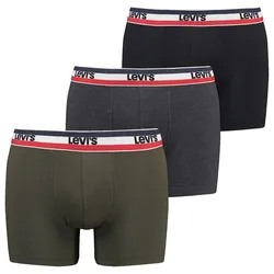Boxers 100002870 3 Unità Khaki S