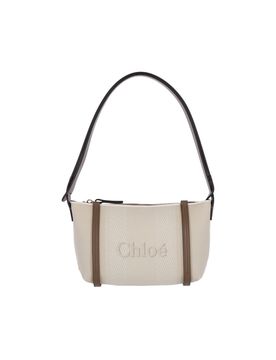 Chloé Calf Leather & Cotton Mini Shoulder Bag