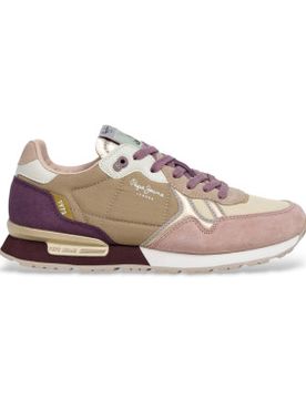Para mujer. PLS400021 Zapatillas Brit Back (36), Plano, Cordones, Casual