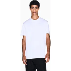 Camiseta de hombre manga corta con logo a tono