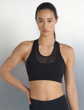 Top de training con mesh de mujer - Boomerang - FashionsVida