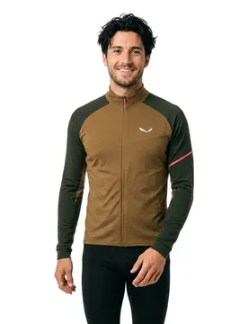 Giacca Vento Alpine Merino Hybrid Golden Brown