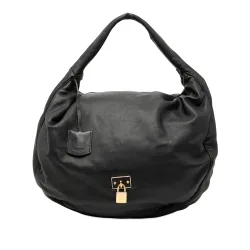 Leather Padlock Calle Hobo