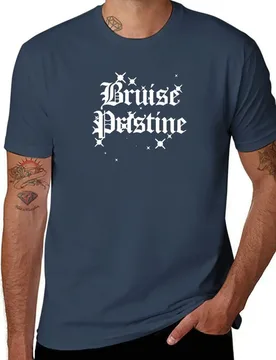 Bruise Pristine White Text T-Shirt man tshirt man t shirt luxury man graphic t shirt T-Shirt - Aliexpress - FashionsVida