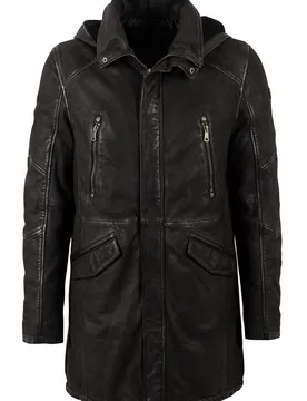 Ledermantel - GBEsmond LCOUNTVW - L bis XL - für Männer - Größe XL - schwarz - Männer - male - Mauritius - FashionsVida
