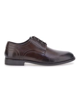 Scarpe stringate marroni vera pelle 300 41