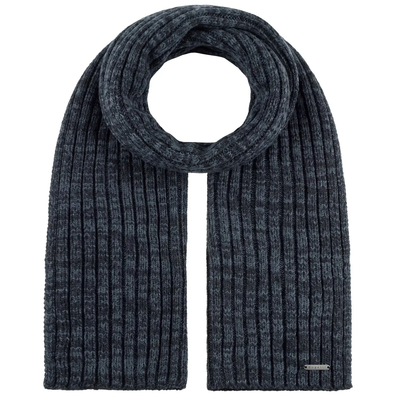 Stampton Knit Scarf by - navy - Female - Size: One Size - Bugatti - FashionsVida