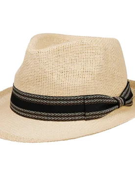 Montreal Trilby Straw Hat by - nature - Female - Size: M (56-57 cm) - Lipodo - FashionsVida