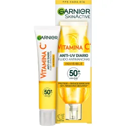 Fluido Antimanchas Anti-UV Diario Invisible Vitamina C FPS50+ 40 ml SkineActive