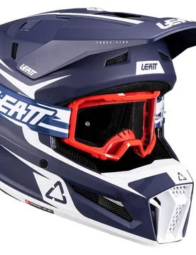 Casco Moto KIT 3.5 V26 Blu taglia M - Leatt - FashionsVida
