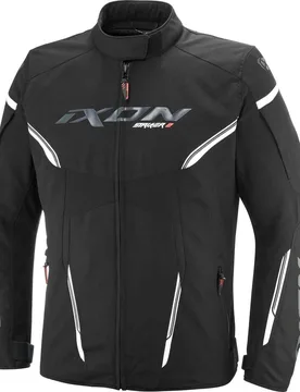 Giubbotto Moto Donna STRIKER 2 C-Size L Nero Bianco - T taglia C6 - Ixon - FashionsVida