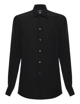 Camicia In Crepe De Chine Di Seta