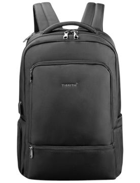 Zaino da Viaggio Impermeabile 22L con USB e Lucchetto Nero