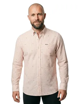 Camicia A Maniche Lunghe 26an552 Spring Orange 2XL