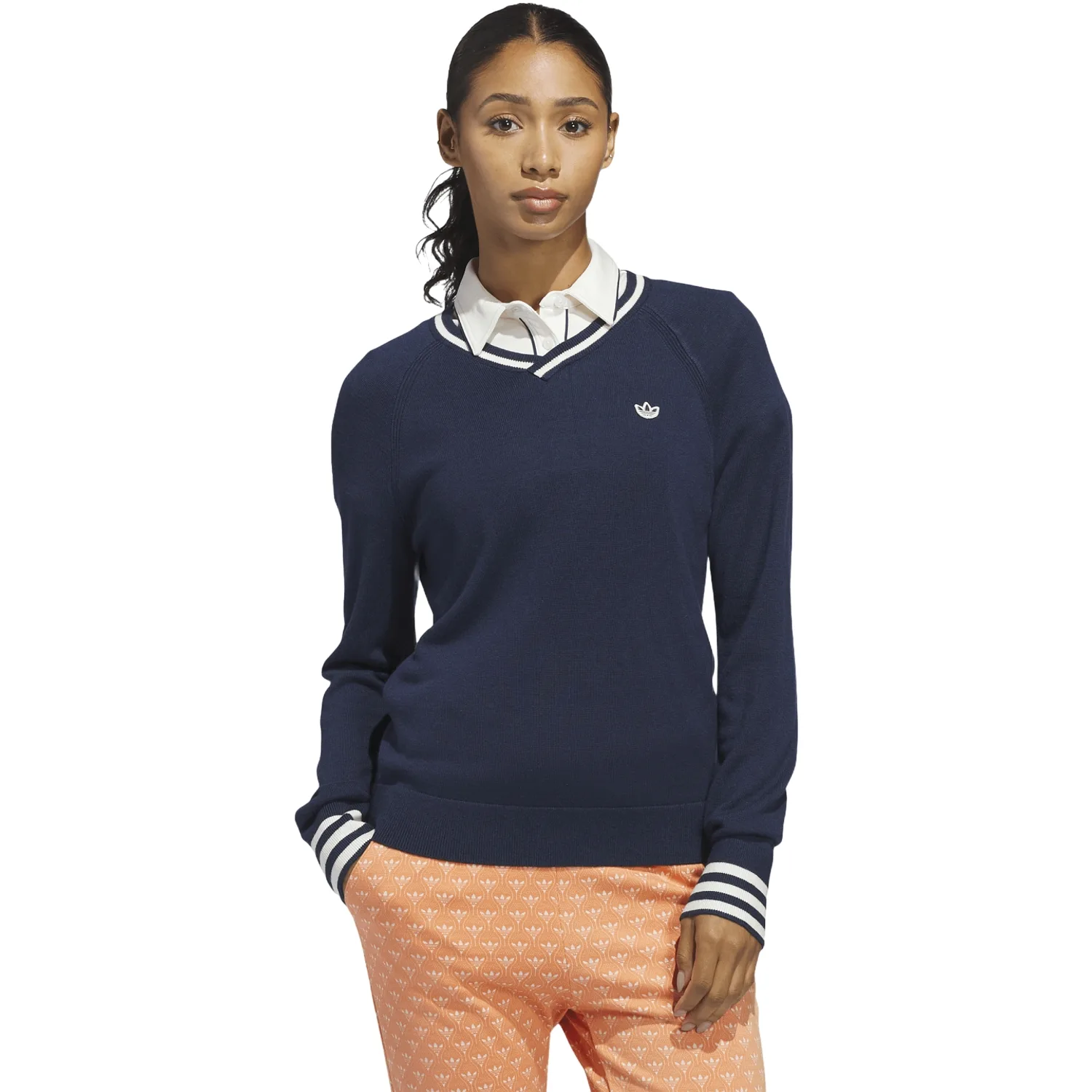 Golf Originals Pullover Cashmere , indigo/weiss xl - Adidas - FashionsVida