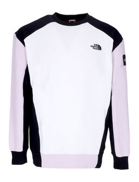 Felpa Girocollo Donna Seasonal Crew White/lavender Fog/black