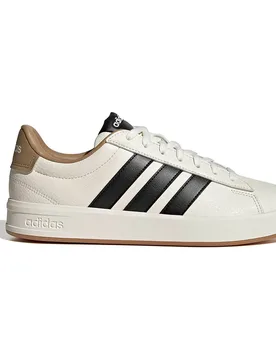 Baskets Grand Court 3.0 Off White / Core Black / Cardboard EU 42 2/3 - Adidas - FashionsVida