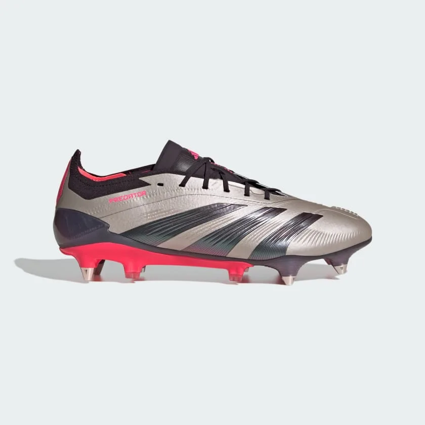 Unisex Predator Elite Soft Ground Boots - Grey - Size Uk 4.5 - adidas performance - FashionsVida