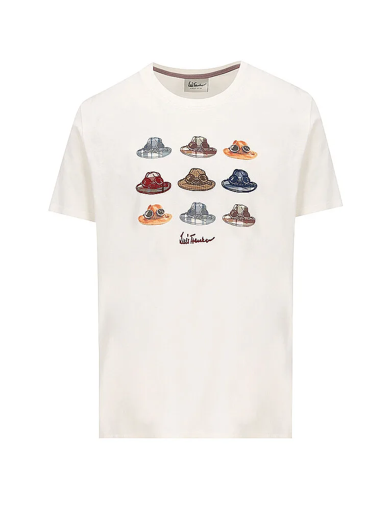 Trachtenshirt LUHUT bianco S - LUIS TRENKER - FashionsVida