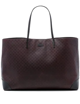Diamante Bright Leather Hilary Lux Tote - Gucci - FashionsVida