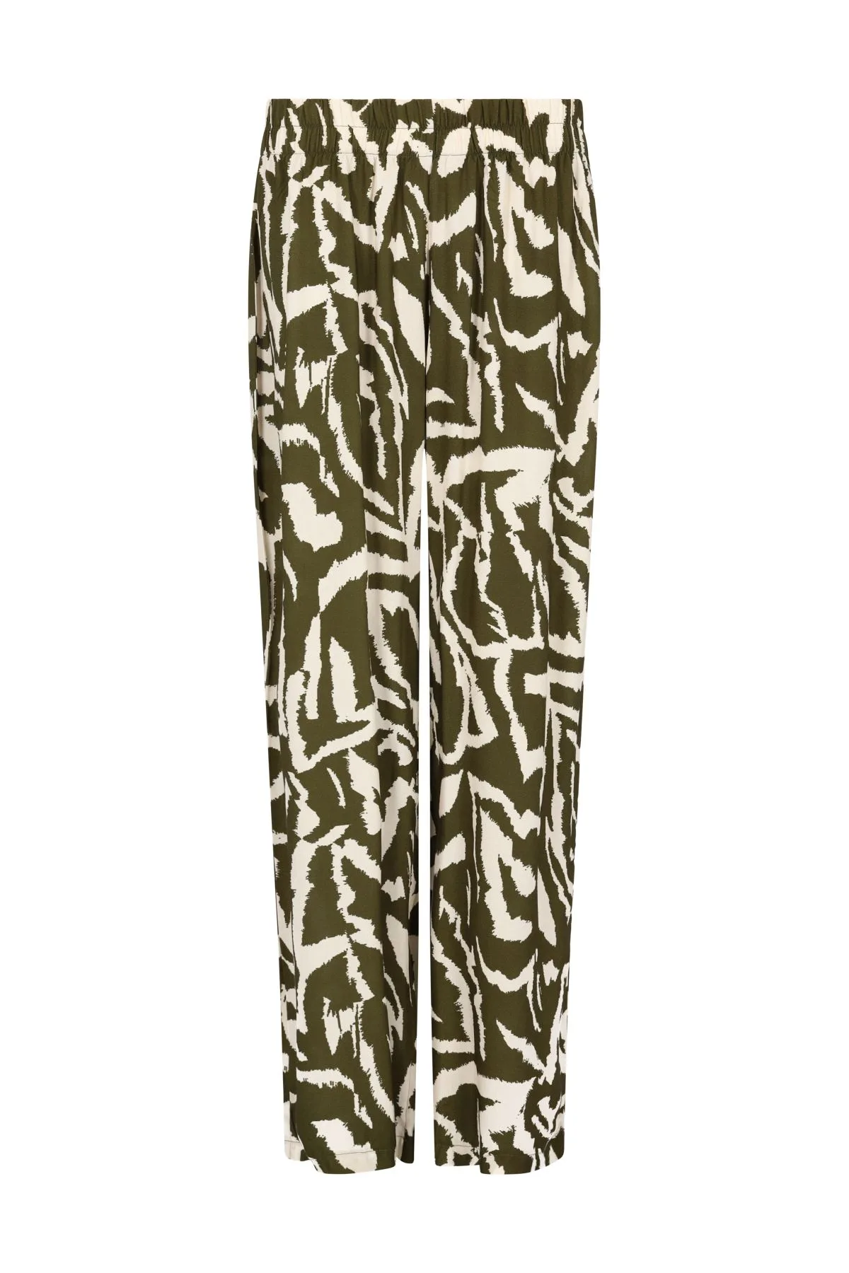 Abstrakter Animalprint D Hose weite female - 42 - FashionsVida