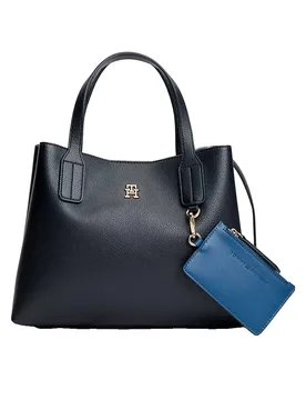 Sac Porté épaule Icon Mini Satchel Space Blue One Size unisex - Tommy hilfiger - FashionsVida