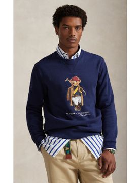 Para hombre. 710B14625001 Jersey Polo Bear (M), Azul, Casual, Algodón