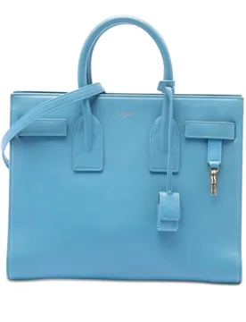 Small Leather Sac De Jour Satchel - Saint Laurent - FashionsVida