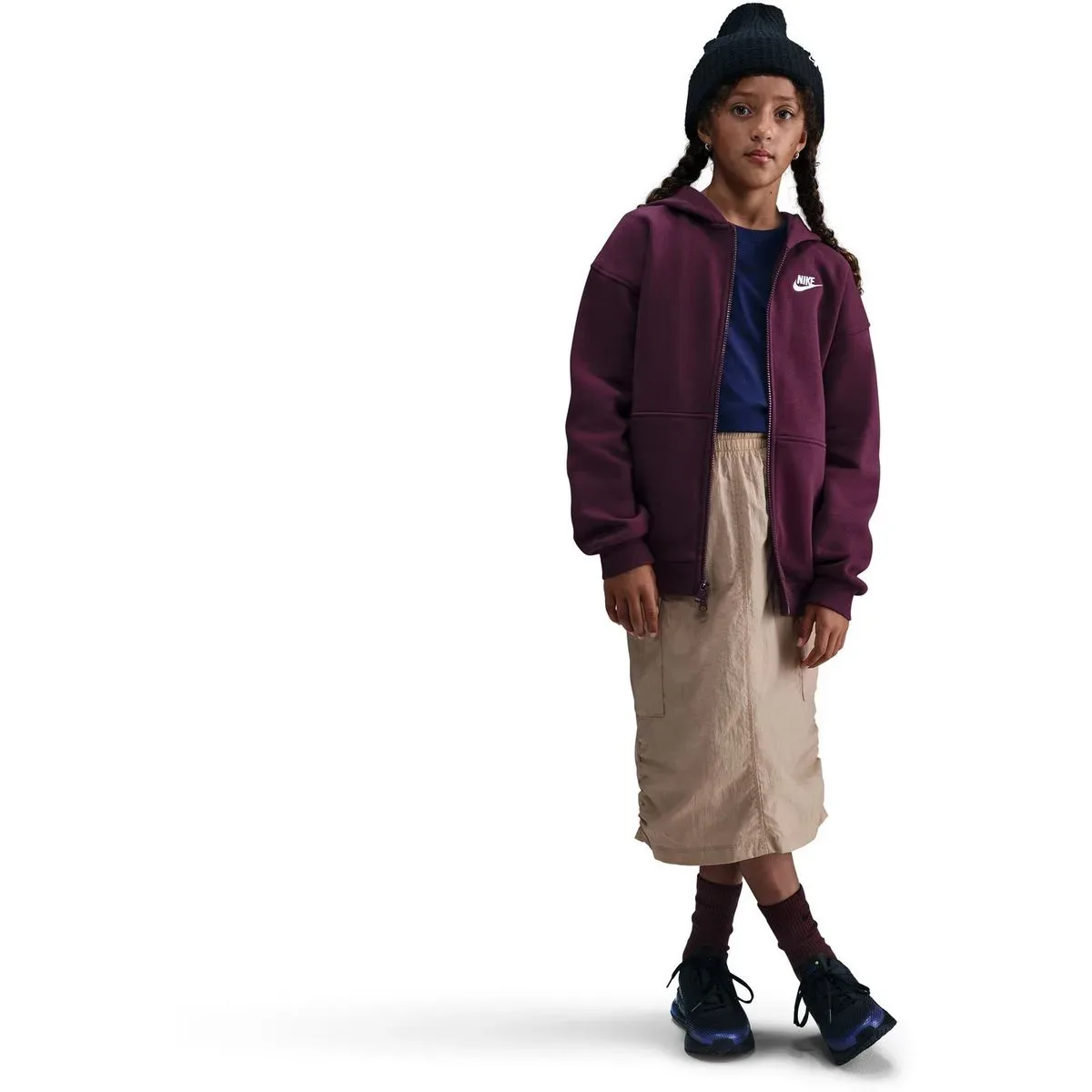 Sportswear Oversized Full-Zip Kinder Midlayer, rot US: L - Nike - FashionsVida