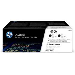Pack de 2 tóner originales LaserJet 410X negro (CF410XD)