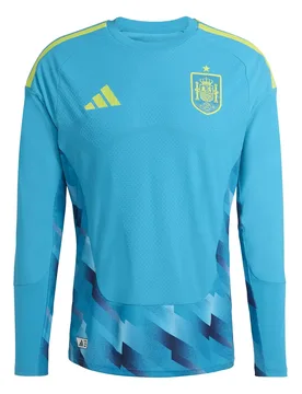 Authentisches Heimtrikot mit langen Ärmeln Torwart Spanien Coupe du Monde 2026 - Bleu - male - Size: L - Adidas - FashionsVida