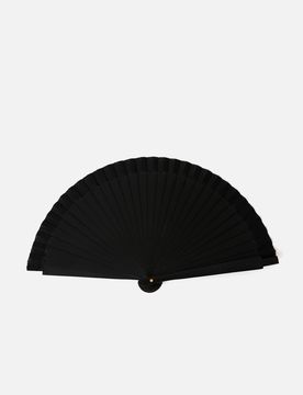 Misako Glatter Holzfächer Schwarz