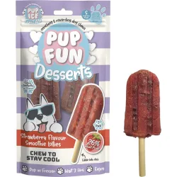 Snack helado para perros adultos pequeños fresa 2 unidades 60g