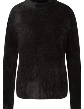 LTD QR_fluffy turtle sweater female